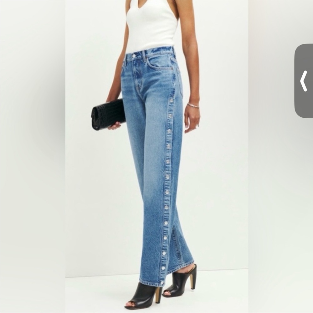 Val 90s reformation jeans- snap offs